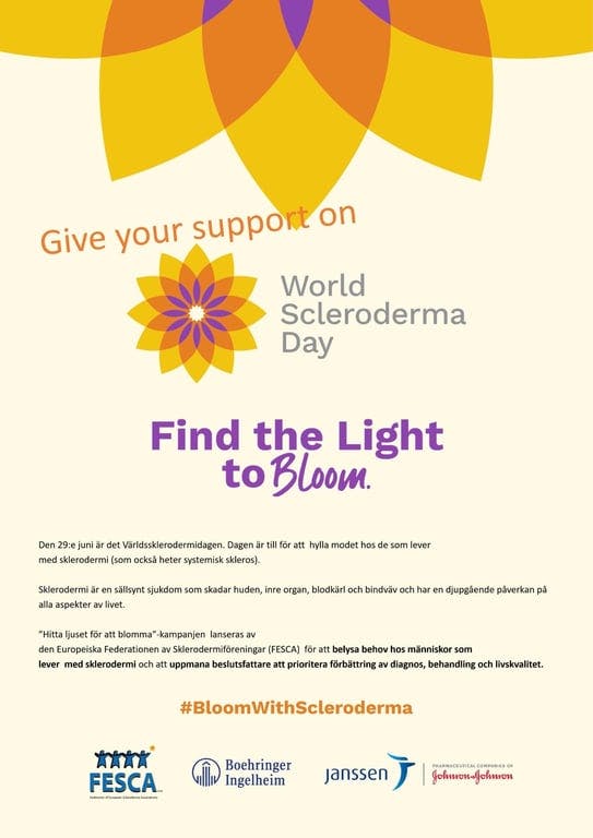 World Scleroderma day, 29 juni